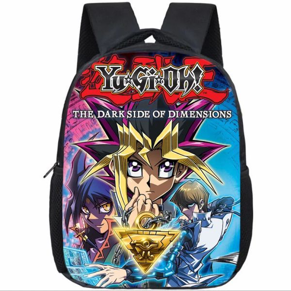 BASS YUGIOH!Borse per la scuola Kindergarten Backpack Pattern Pattern Stuckack Scuola PRESITURE ANIME PER ANIME DI BOCKAG