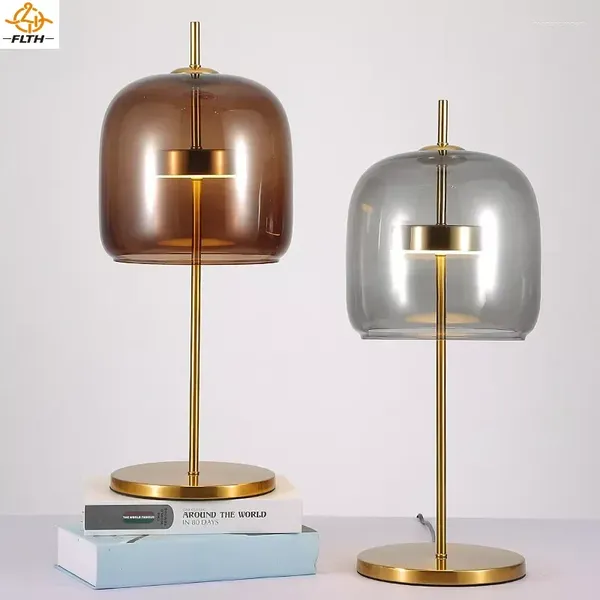 Lâmpadas de mesa Lâmpada criativa nórdica Lâmpada contemporânea LEVEND LED para decoração de cabeceira em casa