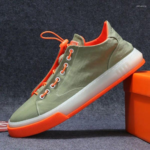 Fitness Shoes Korean Spring Men 2024 Sports Casual Youth Trend Versátil Canvas Board
