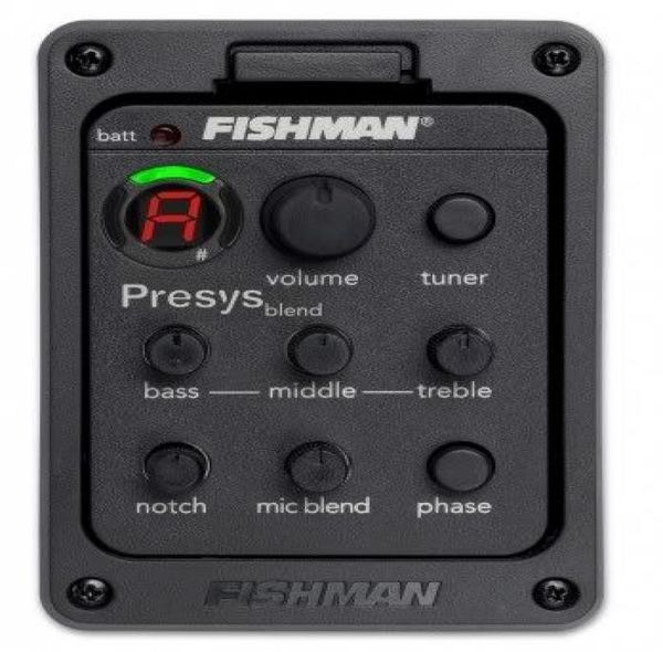 Fishman Presys Blend 301 Dual Mode Guitar Preamp Tuner EQ Piezo Pickup Equalizer System con microfono in stock3877395