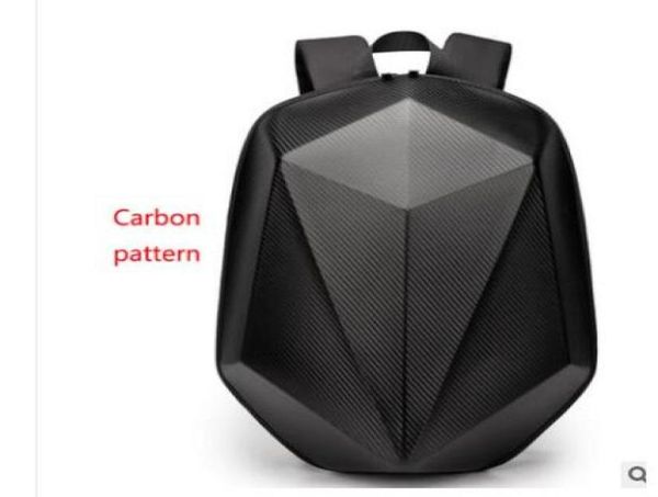 Bolsa de capacete de motocicleta fibra de carbono à prova d'água Backpack de bolsa de tartaruga dura Cavaleiro Bag1730706