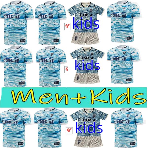 24/25 Cadz Maglie da calcio Cadice Cadice CF Negredo Camisetas de Futbol Lozano Alex Bodiger Juan Cala Camiseta A Liga 23 24 Kit per bambini da uomo Sobrino T.Bongonda Jersey