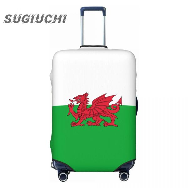 Accessori Wales Cymru Flag Bagg Gaug Copertura Valuta Accessori per la polvere elastica BASSO DI COPERTURA ELASSIONE Custodia per carrello protettivo