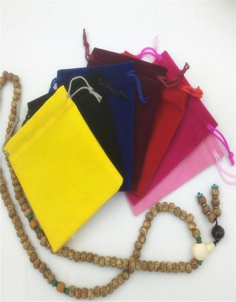 Bolsas de joalheria bolsas de armazenamento de presente de flaneta material para festa de casamento de 1012cm pacote de jóias inteiras 0582wh7003927
