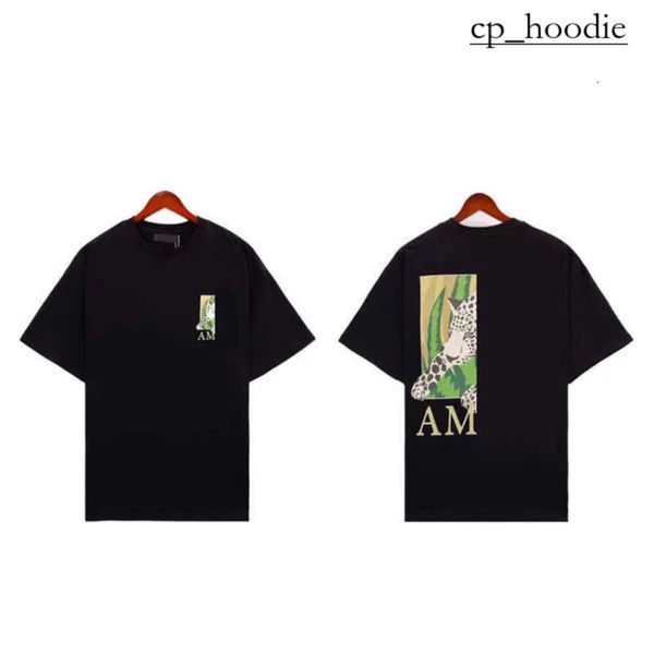 Amirir Shirt Hip Hop Streetwear Famous Designer Mens Camista Luxuja Camisa Amirir de alta qualidade para Lady Moda de manga curta Impressa Roupas Amirir Polo Shirt 6678