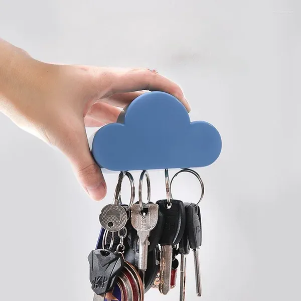 Hooks Key em forma de nuvem Gancho magnético forte não perfura