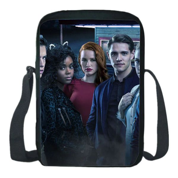 Портфельбазы Riverdale Swick Bag Учащиеся подростки мессенджер сумки для девочек Cool Boy Crossbody Bookbage South Side Printing School Mochila