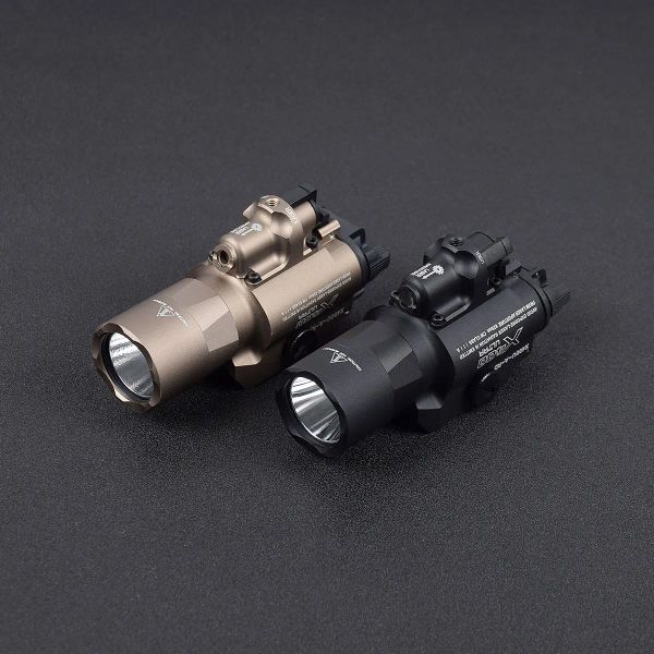 Escopos táticos sf lanterna x400ultra armas de caça a laser vermelho de pistola G17 Scout com picatinny trilho x300 ultra luz
