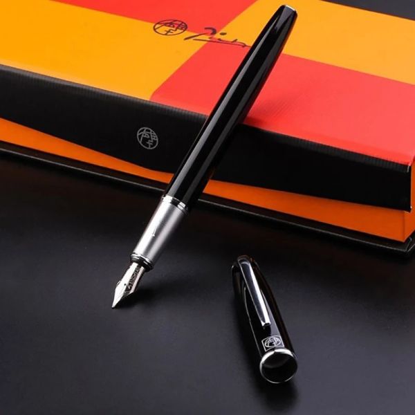 Ручки Picasso 916 Fountain Pen 8 Color Metal Office Office Cationalery 0,5 мм NIB Highend Pen Pen Рождественская упаковка новая упаковка новая