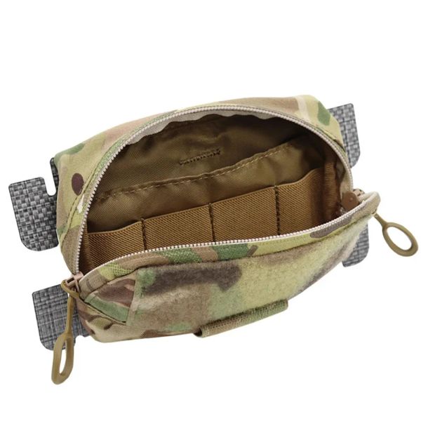 Packs Taktische FCPC -Weste Molle Anpassung Admin -Panel -Beutel -Expansionsbeutel Kartenkart Beutel Jagd Weste Tellerträger EDC -Tasche