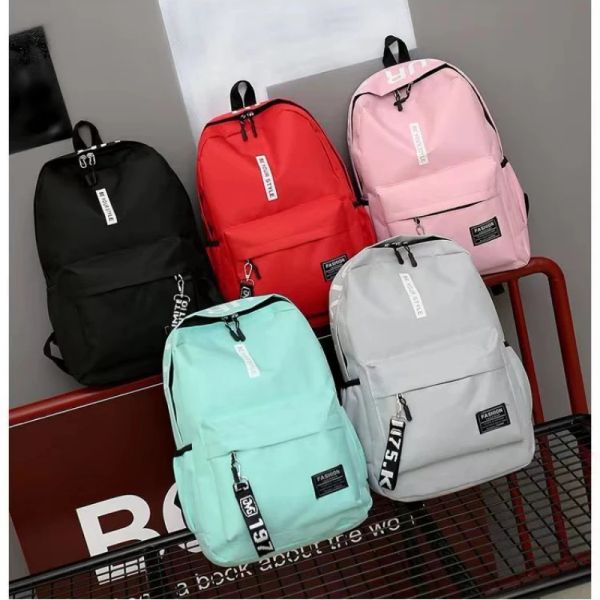 Mochilas New Boys 'Backpack Canvas de alta capacidade Júnior High School Student Fashion Viagem Backpack Girls' Fashion Student School Schão