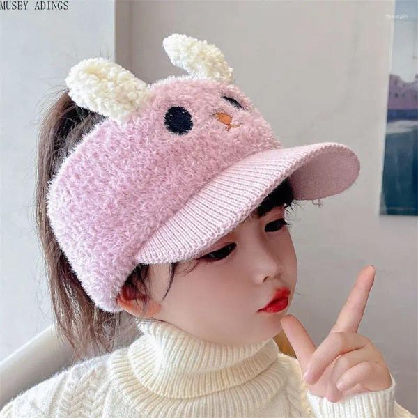 Beretti bambini vuoti Topless Cappello Donne inverno inverno adatto per capelli intrecciati intrecciati casual