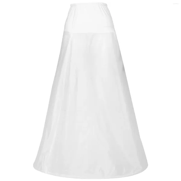 Saias meio deslizamentos saia vestido de linha do piso para convidado de casamento crinoline subskirt