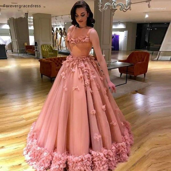 Partykleider 2024 Pink Abendkleid Arabischer Stil Eine Linie Langer Urlaubsbekleidung Festzug Promkleid Custom Made Plus Size