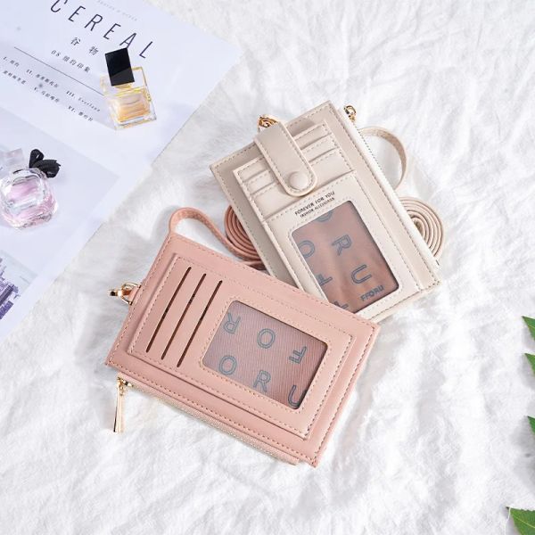 Portafogli GPR Fashion Women Card Holder Multifunctional Card Wallet Zip Borse Female Slim Card Case