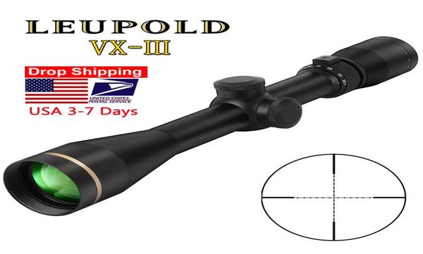 LeuPold VX3 4514x40mm Riflescope Ambito da caccia al retro del vetro tattico Spice per vetro per la caccia a pistola airone -softa