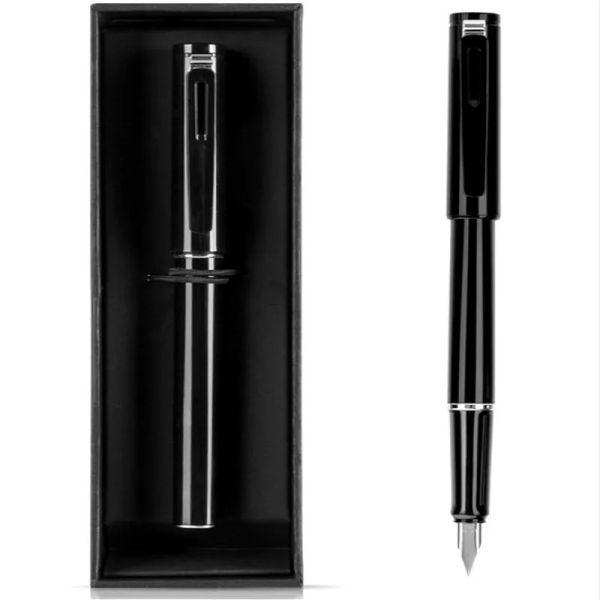 Pens novo EF EF Extra Fine Pen Fountain Pen Pen estudante adulto caligrafia Prática de tinta Pen Box Box Stationery Set Supply Office Supplies