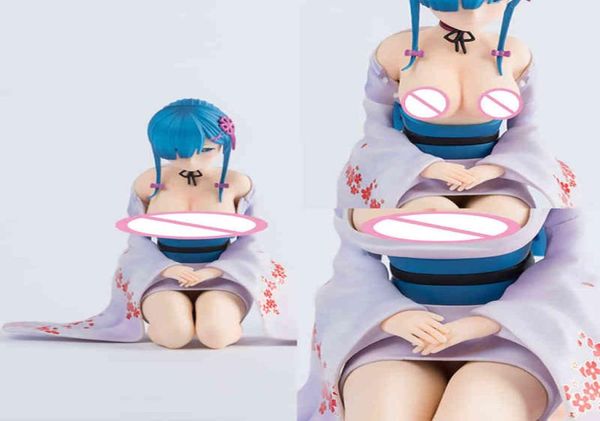 0 Weiche große Brust Rem Sex Girl Starten in einer verschiedenen Welt von Zero Figure Temptation Anime Erwachsene Spielzeugge Toy Geschenk AA220318583351