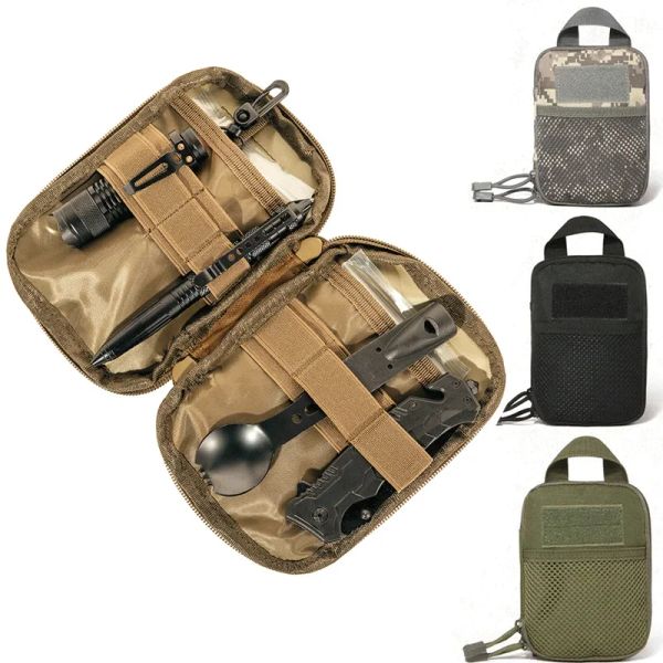 Accessori 600D Nylon Tactical Borse Tactical MOLLE Wile Welf Pack Telice Belva Belva BASSO EDC Borsa da caccia per ingranaggi EDC Borse gadget