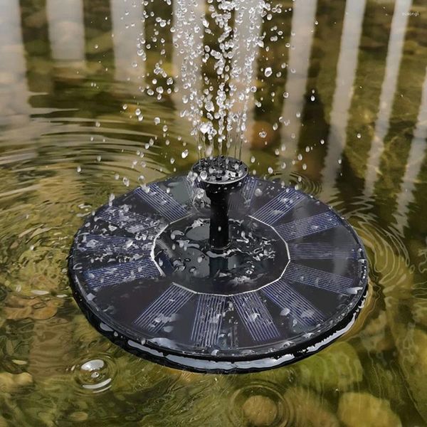 Gartendekorationen Solar schwimmend Wasserbrunnen Vogelbad Pumpe angetriebener Teich zur Dekoration