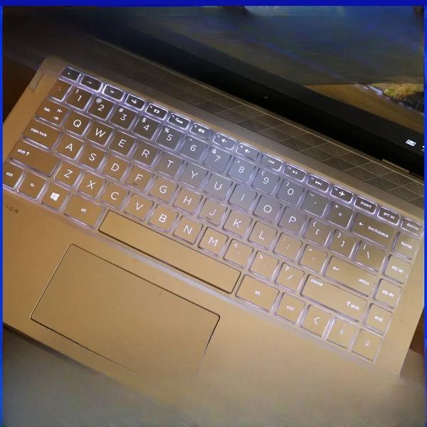 14 polegadas HP Teclado de teclado Teclar adesivos de teclado Multicolor Soft Silicone Filme Protetor à prova d'água para computador