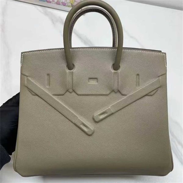 Tasche mit echtem Leder italienische Familie Phantom Schatten Platinbeutel Pendler geprägt einzelner Schulter -Diagonal Ledertasche