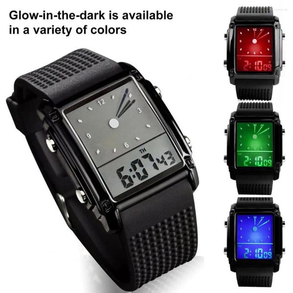Armbanduhr Sportswear Accessoire Electronic Sports Uhre hohe Genauigkeit LED mit einstellbarem Riemen wasserdichtes Nachtlicht