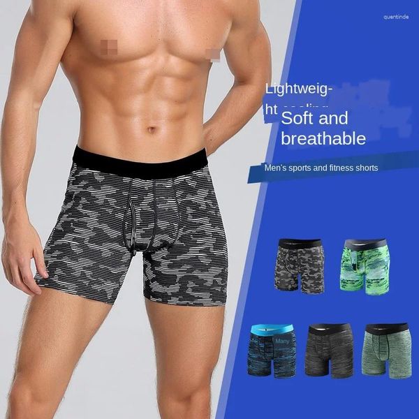 Underpants Wholesale Sport Intwear Men Boxer Pants Shorts a vita traspirante a basso contenuto