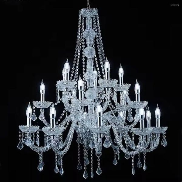 Decorazione per feste American Big Big Big Simple Simple Lampella Lighting Wedding El Acrilic Crystal Lampada Postmodern Benil