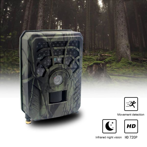 Kameras PR300C Jagdkamera Trap 5MP 720p Infrarot Jagd Nachtsicht wasserdichte Wildtiere Phototrap Hunting Trail Kamera