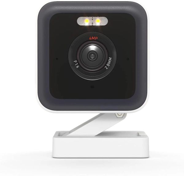 Câmeras wyze wifi camera v3 pro 2k visão noturna colorida, borda ai, holofotes e sirene incorporadas, compatíveis com o Alexa Google