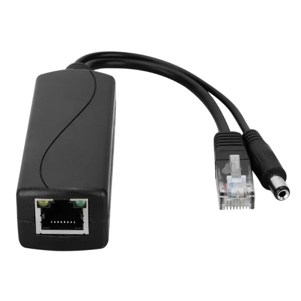 Ladegeräte 48 V bis 12 V POE -Steckverbinder Adapterkabel Splitter Injector Netzteil für Huawei für Hikvision 2019 Neu