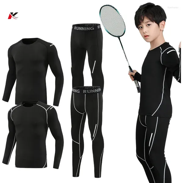 Running Sets Herren Sportswear Compression Suits Training Kleidung Jogging Sport Thermal Unterwäsche Workout Strumpfhosen 3301 3302