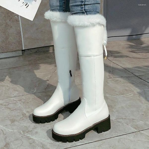 Botas mulheres neve neve purloch pluguel casual impermeável sapatos de inverno