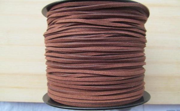 3mm Brownblondblack Korea Faux Suede Cordeiro Cordeiro RopePremium Cashmere SuedEnecklaceampBracelet Corddiy Jewllery Fin6778190