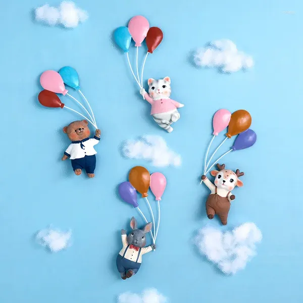 Figurine decorative Nordic Ins Cute Balloon Miniature Miniatura Figurina per bambini Muratura Decorazione sospesa Decorazione per bambini Ornamenti per bambini