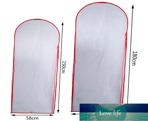 180150cm Elbise Çantası Gelin Elbise Uzun Giysiler Koruyucu Koruyucu Kasa toz geçirmez kapak gelinlik giysi giysileri toz kapağı5239277