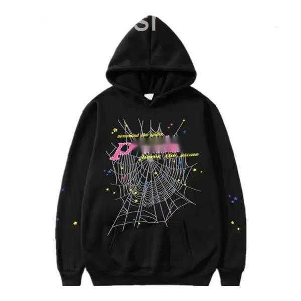 Mens Spider Hoodie Young Thug Pink 555555 Homens Mulheres Designer Fog Capuz Hot Spider Sweetshirt Sweater Sweater Web Sweater Sweaters Pullovers Midh