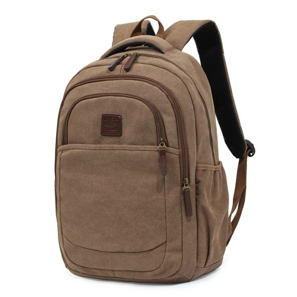 Mochilas Men Canvas Backpack Macho Male Laptop College Student School School para adolescentes vintage mochila casual rucksack Daypack