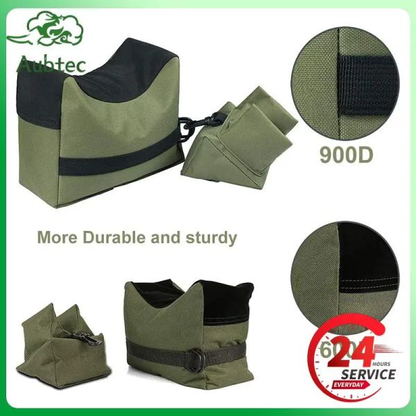 Packs 1 ~ 5pcs Jagd Schießtasche vordere Rücktasche Zielständer Stütze Stütze Sandsackbank Unbelebtes Outdoor -Tackfahrer Jagd