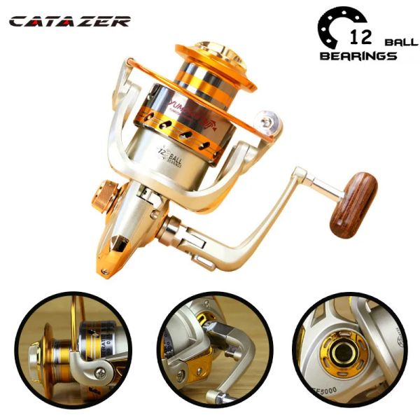 Combo 500 9000 12BB Reel de pesca com mosca carretel de carpa Goletes de pesca Carretilha de Pesca Moulinet Shimano