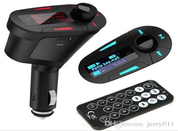 Kit Car MP3 Player Wireless FM Transmitter Modulator USB SD MMC LCD mit Remote L311229383613