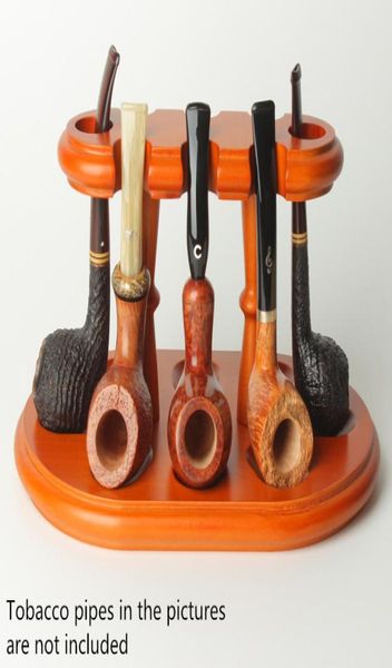 Oldfox Wooden Pipe Stand 8 Accessori per rack per rack di tubazioni tabacco Porta del display Men039s Gifts FA00746408855