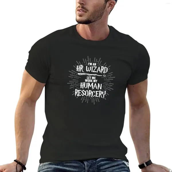 Herren-Tanktoper Hr Wizard Humanressourcen lustiges Geschenk für Ressourcen T-Shirt T-Shirts Mann schwere Gewicht T-Shirts Männer