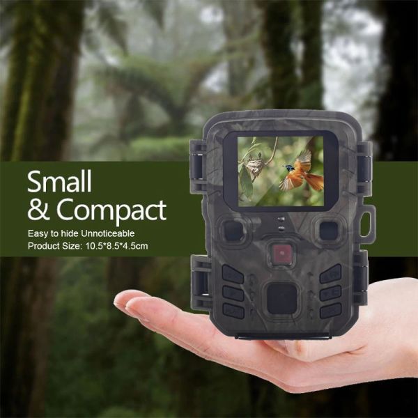 Telecamere Motion Night Vision Trail Camera 0.3S TRIGGER Velocità Waterproof Wildlife Charting Camtery 24 MP Immagini 1080p Video HD