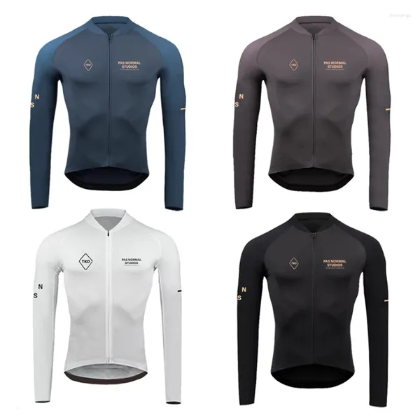 Jaquetas de corrida Primavera e outono Bicicleta de manga longa Roupas de ciclismo de bicicleta masculina de montanha masculina de seda de seda de leite de seda