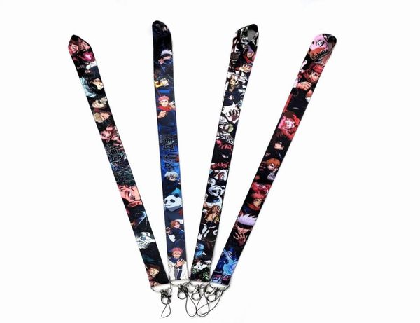 50ps Cartoon Japan Anime Jujutsu kaisen neck rap lanyards holder holder gatder chepend key cheape acsorie new Design Boy Girl Gi1908297