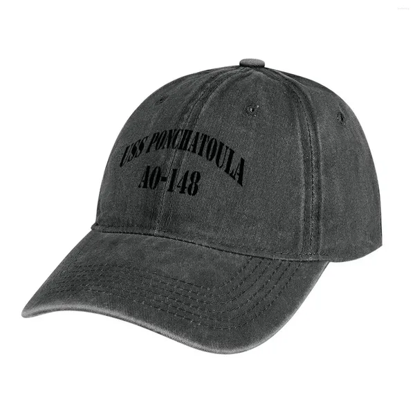 Boinas USS Ponchatoula (AO-148) Store do navio Hat chapéu solar Cap da moda Cosplay de luxo masculino feminino