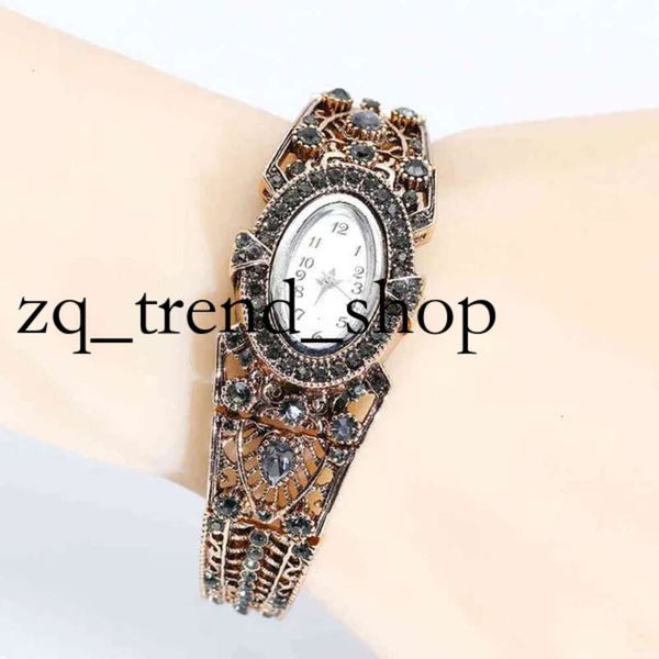 Designer Schmuck Vintage türkische Armreifen Uhren Böhmeninnen Frauen Armband Antike Goldfarbe Quarz Uhr Uhr Digitales Armbandwatch Relogio Feminino Geschenk 33