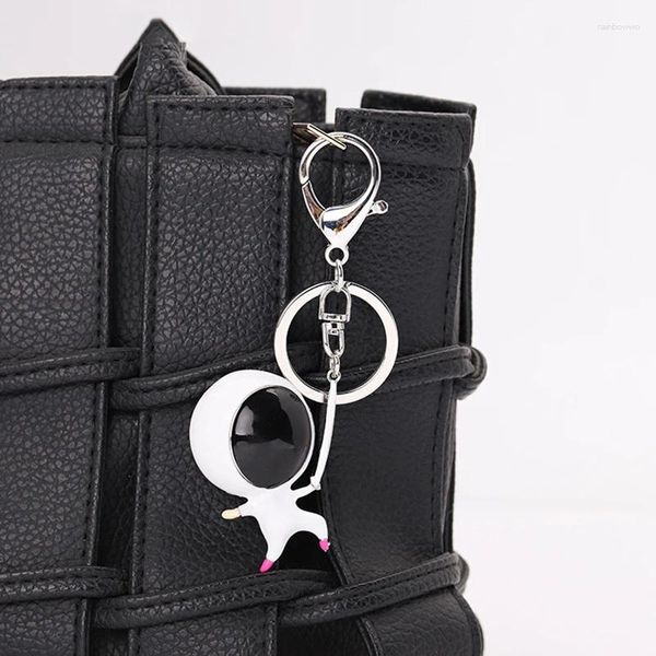 Keychains kreative Sportzäune Bösewicht Metal Keychain Bag Schlüsselanhänger Fencer Club Männer Frauen Keyring Klassiker Schmuck Geschenk